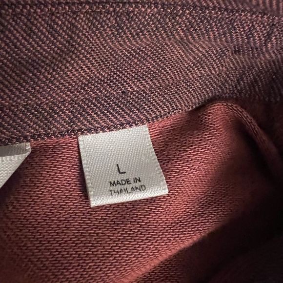 Travis Mathew Brown Maroon Black Striped Polo Short Sleeve Shirt - Picture 7 of 8